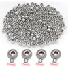 Platinum-Tone Round 3.5mm