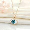 Gold and Silver Tone Realistic Eyeball Pendant Necklaces view 5