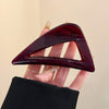 Burgundy Triangle Claw