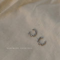 Silver Chain Link Open C Ear Cuff Clip No Piercing view 1