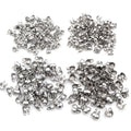 Silver Tone Ball Chain Connector Clasps in Eight Sizes and Styles view 6