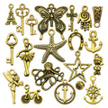 Gold-Tone Starfish and Butterfly Metal Charms with 20 Listed Options view 5