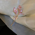 Gold Tone Floral Ginkgo And White Elephant Brooch Assortment view 6