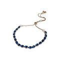 Seven Crystal Slider Bracelet Options In Blue Green Clear Or Champagne view 5