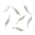 Crystal Alligator Charms in Gold Tone and Silver Tone view 4