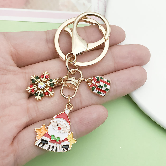 Christmas Charm Keychains Featuring Red Piano Across 81 Pictured Variations