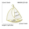 Gold Sailboat