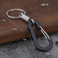 Spring Coil Carabiner Key Rings in Eight Coated Colors view 2