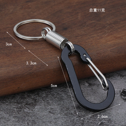 Creative Carabiner Zinc Alloy Keychain for Backpack or Belt Use