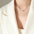 Twisted Wave Tube Pendant Snake Chain Necklace Gold Or Steel view 7