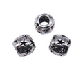 Star Cutout Large Hole Metal Beads in Two Finishes view 3