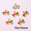 Colorful Enamel Rainbow Charms in Thirteen Designs and Mixed Set view 9