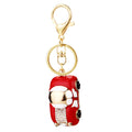 Princess Car Keychains in Pink Red and Blue with Braided and Plain Loops view 5