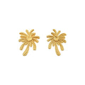 Gold Firework Burst Pendant Necklace and Matching Stud Earrings view 5