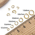 Metallic Jump Ring Jewelry Findings with 12 Listed Options view 3