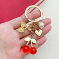 Strawberry, Cherry and Lemon Charm Keychains in 57 Pictured Variations for Bags and Keys view 3
