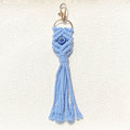 Macrame Evil Eye Tassel Clip Keychains in Seven Colors view 10