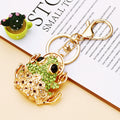 Mixed Jeweled Money Toad and Fortune Pouch Keychains in Six Options view 8