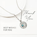 Sun Moon Round Pendant Necklaces Turquoise Stone 2 Tones view 6