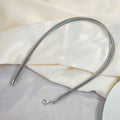 Gold and Silver Multi Strand Snake Chain Choker Necklaces view 3