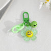 Green Gingham Flower