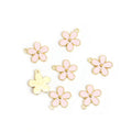 Five Petal Flower Enamel Alloy Charm Pendants in Five Colors view 8
