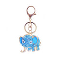 Rhinestone Elephant Keychain With Lobster Clasp And Split Ring view 5