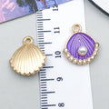 Metallic Shell Shell Charms with 7 Listed Options for DIY Jewelry Making view 9