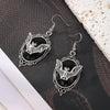 Black Bat Earrings