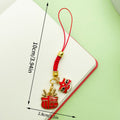 Message Tag Charm Keychains in 2 Pictured Variations for Bags and Keys view 7