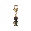 Gold Tone Gothic Skeleton Cat, Duck and Alien Heart-Clasp Charms view 5