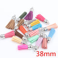 Colorful Suede Tassel Pendants In 6 Styles For Jewelry Making view 6