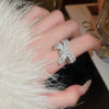 Baguette Crystal Bow