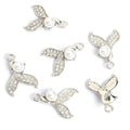 Pearl Crystal Mermaid Tail Jewelry Components For DIY Earrings And Bracelets Charms view 4