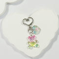 Gradient Transparent Teddy Bear Heart-Clasp Charms in Five Color Options view 7