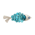 Shell Disc Scale Fish Duckbill Hair Clip Pearl Tone view 5