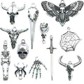 Silver-Tone Seashell Metal Charms with 12 Listed Options view 9