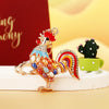 Multicolor Crystal-Rooster