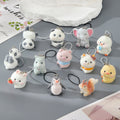 Flocked Resin Animal Phone Strap Charms Lobster 9 Styles view 1