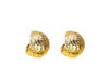 Gold Textured Hoops