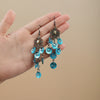 Blue Disc Tassels