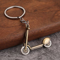 Metal Moped and Kick Scooter Keychains in Six Color Styles view 7