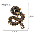 Black Gold Tone Flower Five Designs Metal Brooch Pin view 2