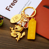 Yellow-Peace-Tag Gold-Dragon