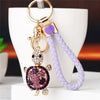 Purple Braided-Crystal-Turtle