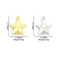 Crystal Double Star Enamel Connector Collection for Jewelry Making view 2
