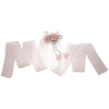 Sheer Pink Organza Ribbon Choker Fabric Rose Lace Flower view 5