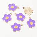 Enamel Daisy Cluster Charms in Seven Color Styles for Jewelry view 12