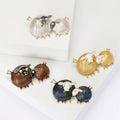 Facing Pair Bird Brooch in Four Enamel Color Palettes view 1