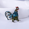 Blue Green Rooster